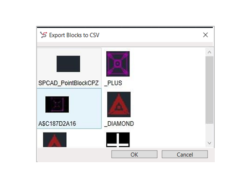 export blocks to csv