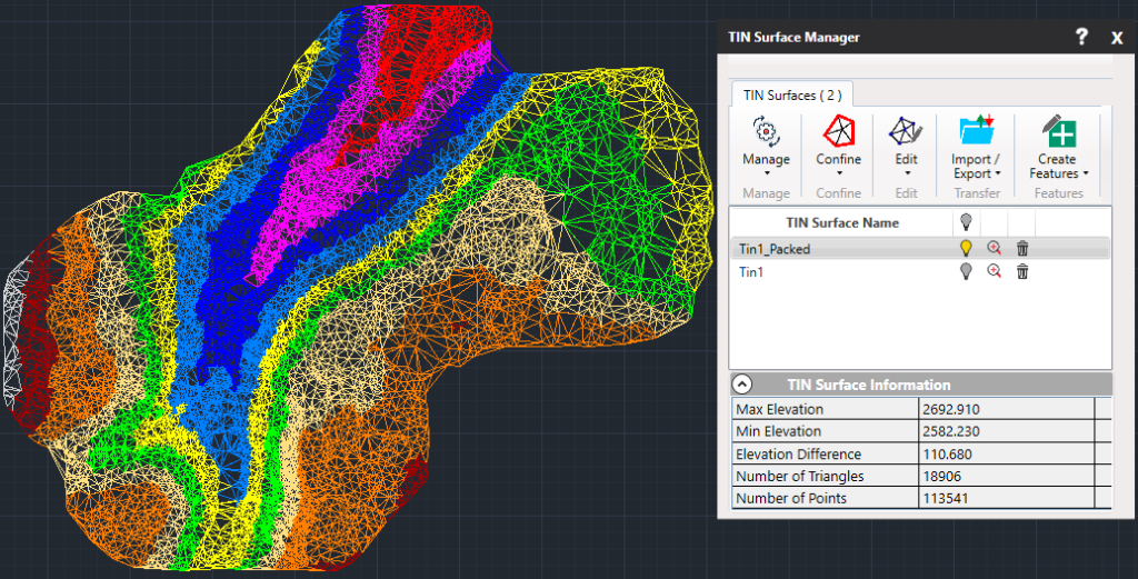 Pack TIN Tool in tin manager