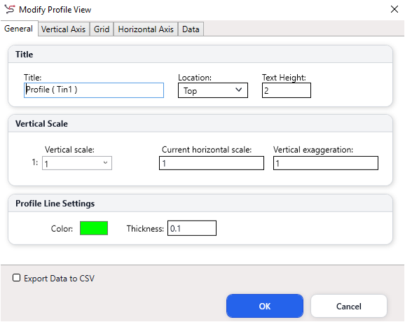 Modify Profile View